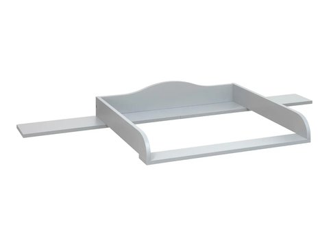 Wickelaufsatz grau passend für 160 cm breite HEMNES Kommode mit Blende