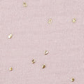 Musselin goldene Punkte auf Rosa