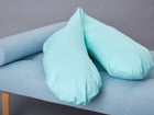 Farbe oder Motiv: weiße Punkte auf Mint