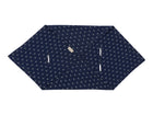 Babydecke für Babyschale Sommer aus Musselin-Baumwolle – dunkelblau mit Anker-Motiv, Produktansicht