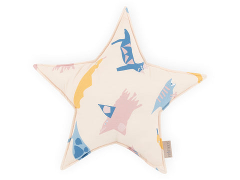 Farbe oder Motiv: Zoe’s Dinosaurier auf Beige – Detailansicht