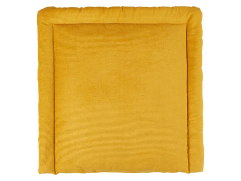 Wickelauflage Breitcord – Gelb Mustard, Aufsicht
