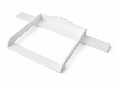 Wickelaufsatz weiß passend für 160 cm breite HEMNES Kommode mit Blende
