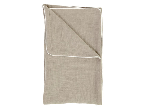 Babydecke Musselin beige