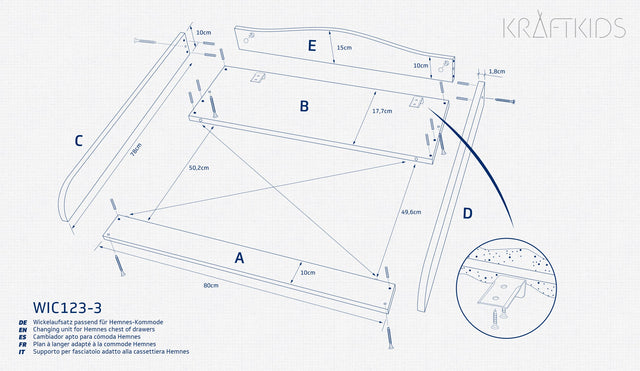 Changing attachment for HEMNES &amp; IDANÄS narrow