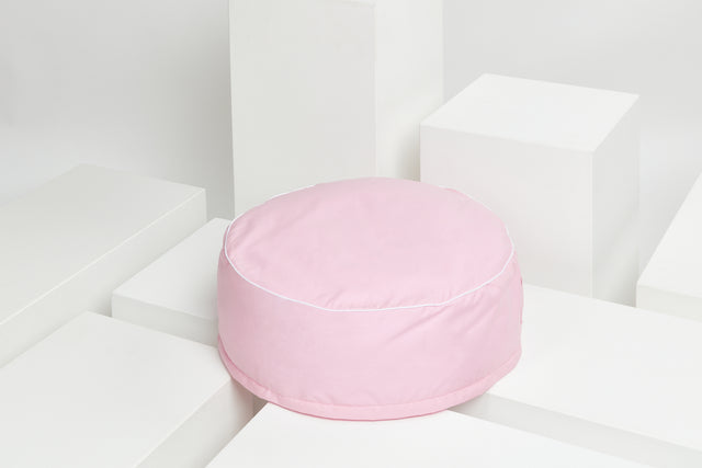 Pouf plain pink