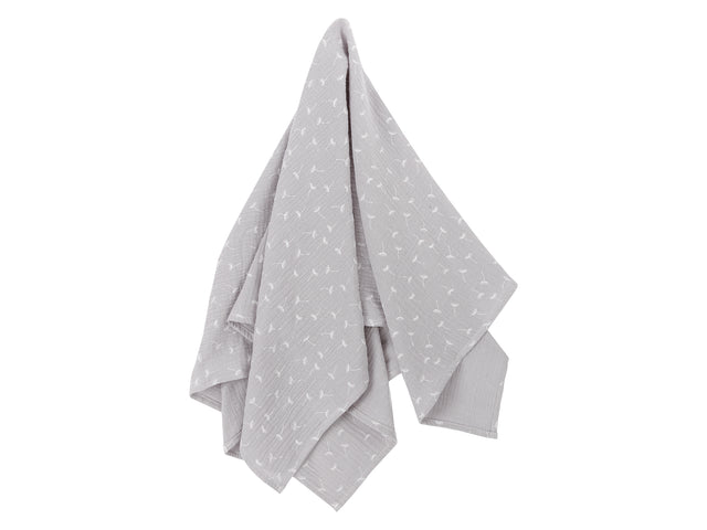 Muslin cloth muslin gray dandelion