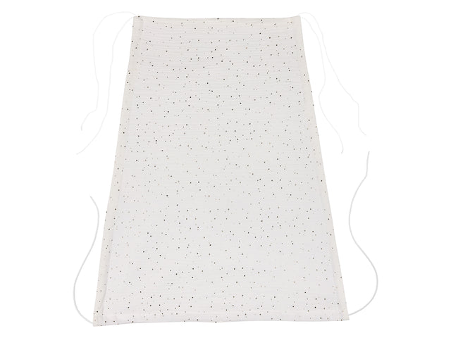 Awning muslin golden dots on white