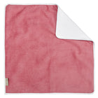 Die KraftKids Wickelunterlage Cord Breitcord Rosa ist eine weiche, rechteckige rosa Wickelunterlage mit gestreifter Struktur und einem weißen Innenfutter - perfekt als wasserundurchlässige Unterlage oder Reisewickelunterlage.